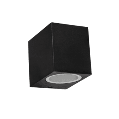 Artef. Uni. p/pared IP54 - NEGRO O ALUMINIO