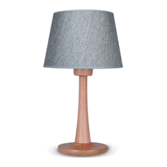 Velador madera lenga E27 - 37CM