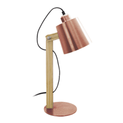 Velador mad./met. E27 - COLORES VARIOS - comprar online