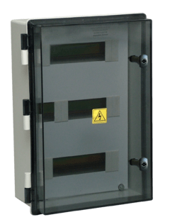 Gabinete est. IP65 - Tapa tran. - P/Tableros DIN - comprar online
