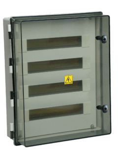 Gabinete est. IP65 - Tapa tran. - P/Tableros DIN - tienda online