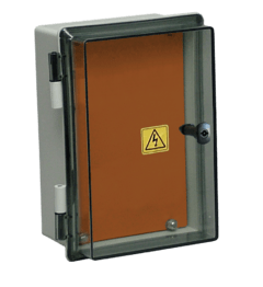 Gabinete est. IP65 - Tapa trans. - APLICAR