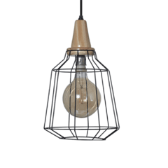 Colgante jaula farol E27