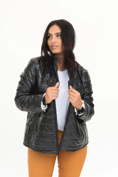Campera Puffer Negra en internet