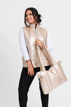 Chaleco Puffer Oro