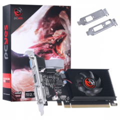 PLACA DE VIDEO AMD RADEON R5 230 2GB DDR3 64 BITS COM KIT LOW PROFILE SINGLE FAN