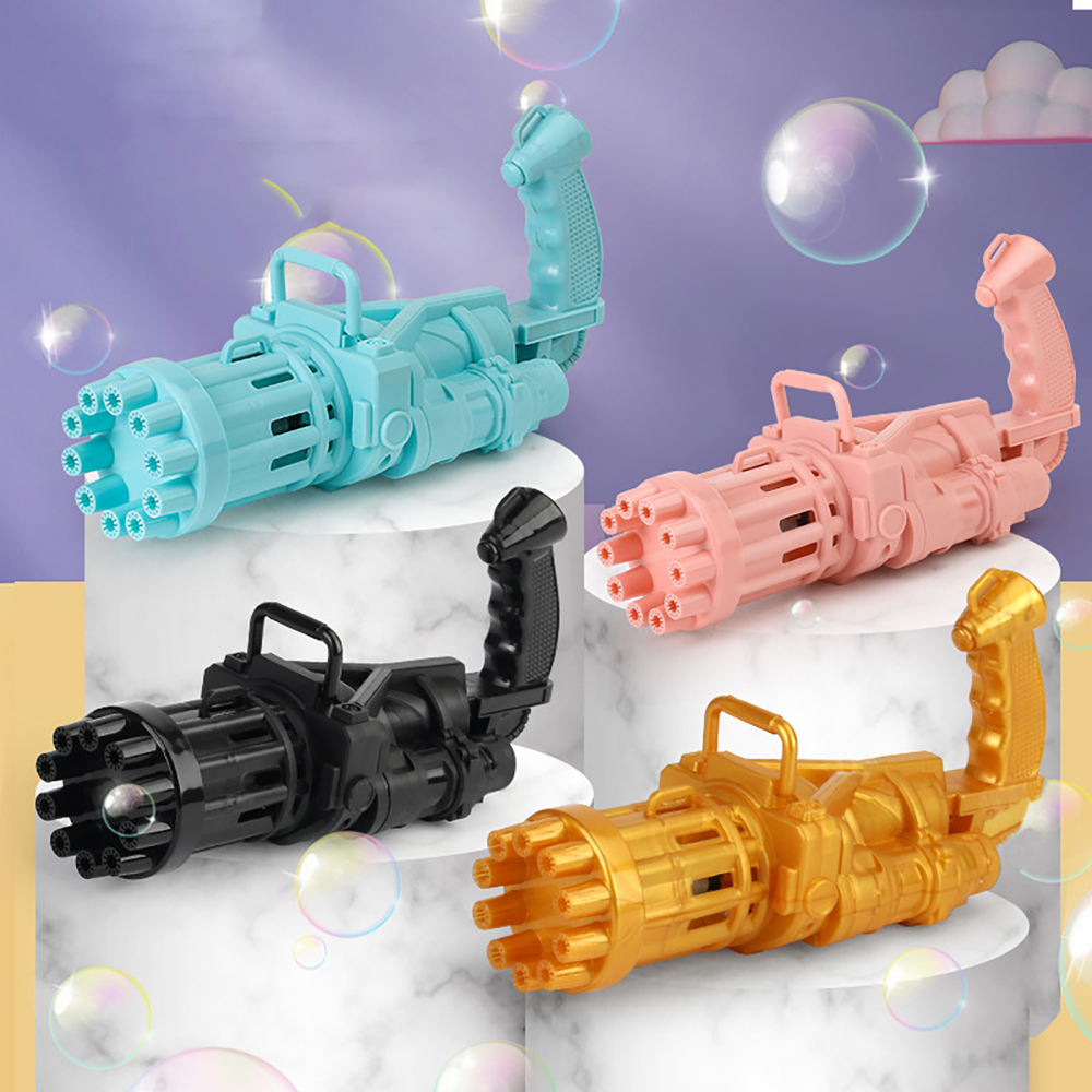 Armas de brinquedo 3 em 1, criador de bolhas, brinquedo realista