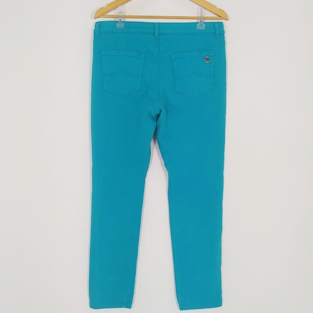 Calça Michael Kors azul tiffany. Tam. G