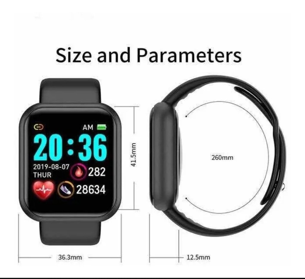 Smartwatch d20 pode molhar Clearance