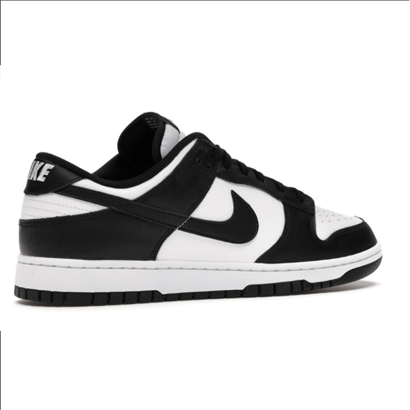 nike dunk low black white stores