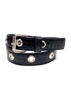 OJALILLO SIMPLE. CUERINA PASE 30 MM. NEGRO. - comprar online