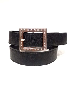 hebilla Moulin Rouge. cuerina pase 40 mm. negro.