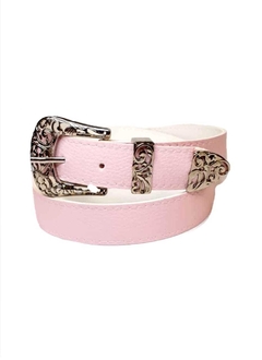 TEXANO CON PUNTERA. CUERINA PASE 30 MM. ROSA
