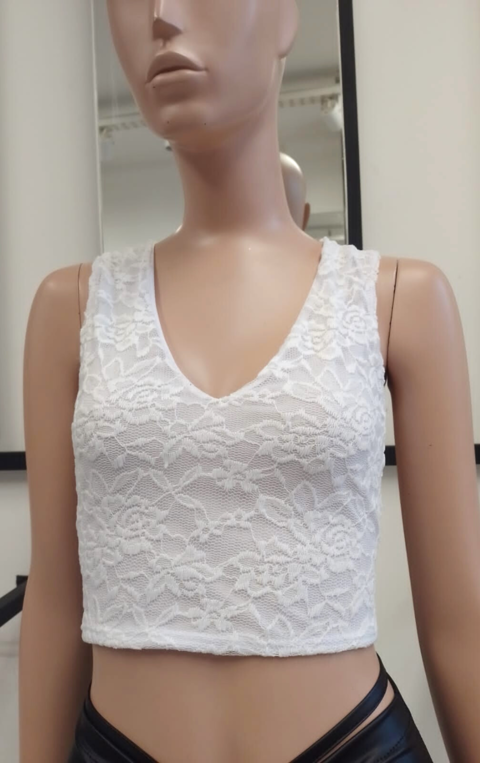 Musculosa encaje NR275