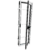 Lucera raja de aluminio Basic FORTUNA con vidrio de 3mm rebatible de abrir - Fortunas Aberturas