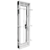 Lucera raja de aluminio Basic FORTUNA con vidrio de 3mm rebatible de abrir en internet