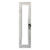 Lucera raja de aluminio Basic FORTUNA con vidrio de 3mm rebatible de abrir