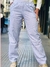PROMO Pantalón lino rayado