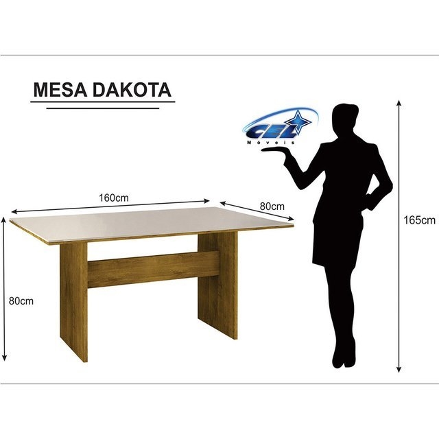 MESA ALFA COM 4 CADEIRAS VIGOR - Mobiliadora Canaan