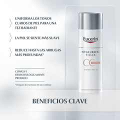 EUCERIN HYALURON-FILLER CC CON COLOR FPS15 - comprar online