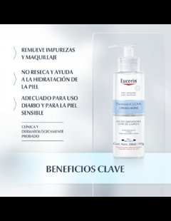 Eucerin Dermatoclean Leche Facial Limpiadora 200 ml
