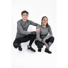 Remera termica EXTRA WARM Unisex Plata - comprar online