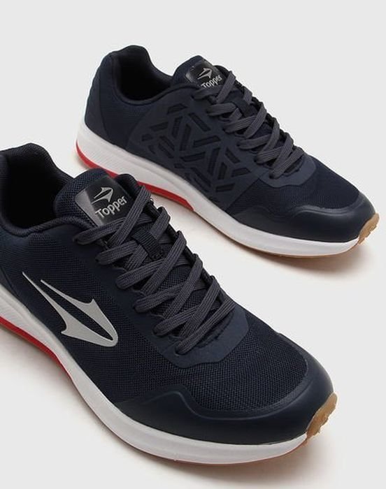 Zapatillas Topper Dottir Negro/Rojo Race de Hombre - Marathon