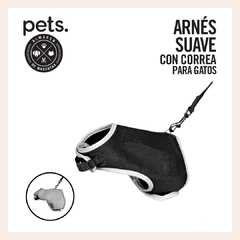 Arnés Suave para Gatos con Correa