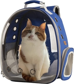 Mochila Bolso Trasportador / transparente Azul - comprar online
