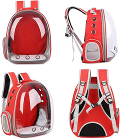 Imagen de Mochila Bolso Trasportador transparente Gris