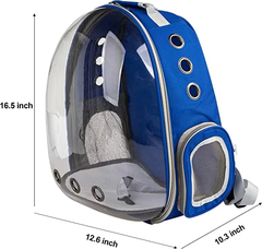 Mochila Bolso Trasportador transparente Gris - comprar online