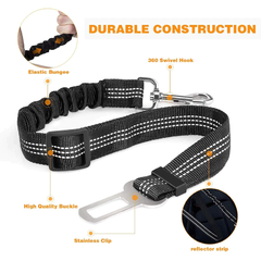 Cinturón de seguridad en coche para perros Elástico - comprar online