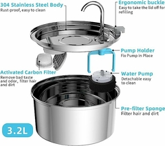 Fuente Acero inoxidable 3,2 lt. - comprar online