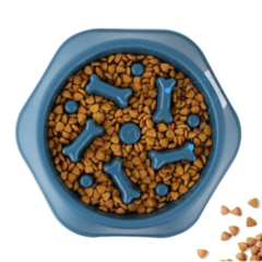 Comedero Para Perros Come Lento Premium Con Huesitos - pets