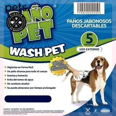 PAÑOS JABONOSOS DESCARTABLES