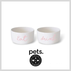 PLATO INGLÉS CURSIVA ROSA - comprar online