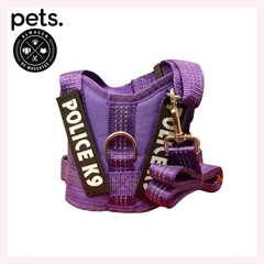Arnes Pretal Perro Ajustable K9 Police Importado