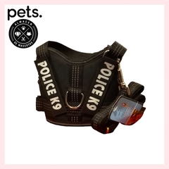 Arnes Pretal Perro Ajustable K9 Police Importado