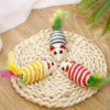 Raton para gato rafia Pack 3 ratoncitos - comprar online
