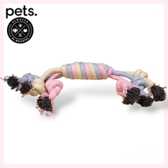 Soga Pastel con Nudos / Juguete Antiestres