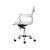 Cadeira Office Stripes Diretor - Branca - Decco Móveis 