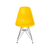 Cadeira Eiffel Eames Cromada - Amarela - comprar online