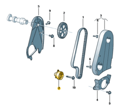 Rodillo Tensor Distribucion 030109243q Volkswagen - comprar online