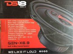 Jgo de parlantes 6x9 DS18 4 vias - BassInside
