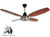 VENTILADOR ACERO / MADERA CEDRO - comprar online