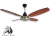 VENTILADOR ACERO / MADERA CEDRO - comprar online