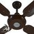VENTILADOR 4 PALAS METAL MARRON - comprar online