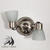 2 SPOTS DIRECCIONABLES CON VIDRIO COLOR PLATIL