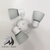 3 SPOTS DIRECCIONABLES CON VIDRIO - COLORES NEGRO o BLANCO en internet