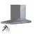 CAMPANA PIANA 50 CM - CON EXTRACTOR - CON SALIDA AL EXTERIOR